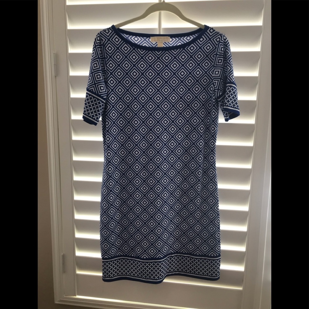 Micheal Kors geometric, petite dress